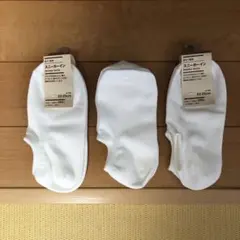 無印良品足なり靴下 スニーカーイン23-25㌢