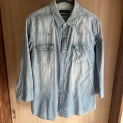 デニムシャツ ライトブルー