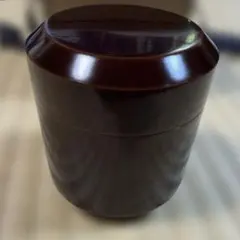 茶道具 溜塗 棗 漆器　木製　薄茶器 無銘　箱ありのサムネイル