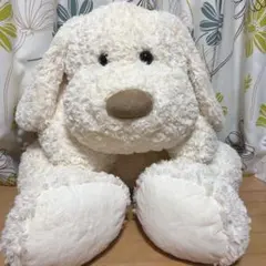 コストコ　PLUSH PUPPY 犬　ぬいぐるみ　特大　ブチ柄 コストコ PLUSH PUPPY 犬 ぬいぐるみ 特大 ブチ柄 - メルカリ