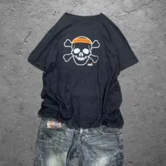 archive skull print big tee y2k grunge