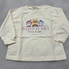 新品！キッズ子ども女の子トップスアンパンマン 長袖トレーナー 100cm