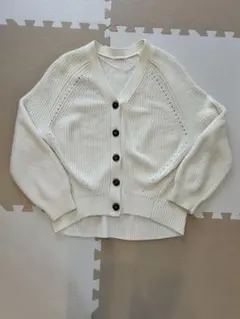 GU コットンブレンドコクーンカーディガン