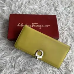 Salvatore Ferragamo ガンチーニ 長財布 イエローのサムネイル