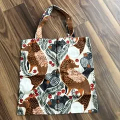 Marimekko マリメッコ トートバッグ ケトゥンマルヤ キツネとベリー 