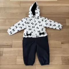 キッズ100 女の子 スノーウェア スキーウェア オーバーオール