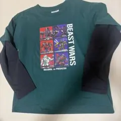 BEAST WARS 長袖カットソー 重ね着風