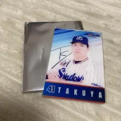 東京ヤクルトスワローズ 41拓也 選手プラスティック カード