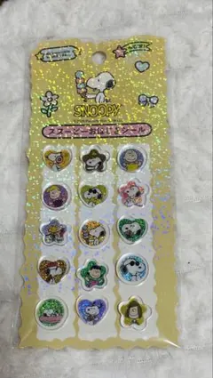スヌーピー おはじきシール