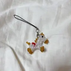 馬 ビーズ携帯ストラップ