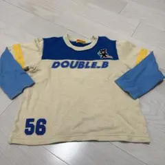 DOUBLE.B メッシュ Tシャツ