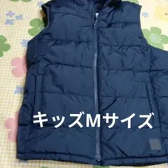 GAP KIDS ネイビー フード付きベスト M