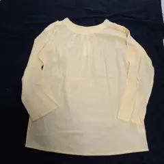 新品　アニエスベー. イエロー 長袖チュニック
