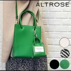 ALTROSE ミニショルダーバッグ グリーン