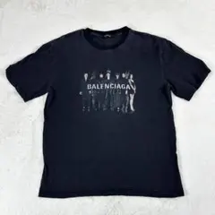 BALENCIAGA 20SS REAL S グラフィック Tシャツ 黒のサムネイル