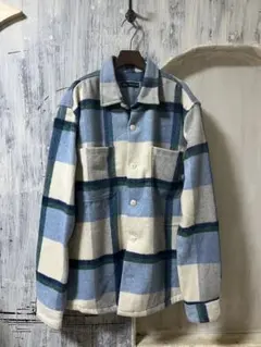 ZARA チェック柄 厚めフリースジャケット