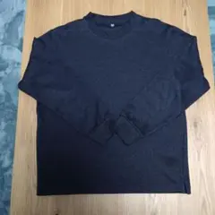 美品 UNIQLO ダークグレー Lサイズ セーター