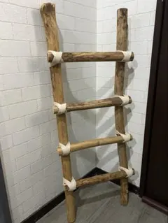 インテリア雑貨 カントリー 北欧 はしご ディスプレイ 柱 木製 ウッド 白 楽天市場】オーナメント ウッド・ラダー （ ガーデニング雑貨