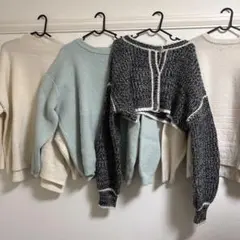 【引越しセール】GRL Classical Elf 秋冬ニット 4点まとめ売り