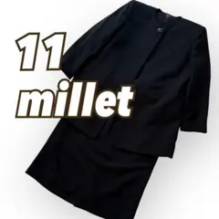 millet ブラックフォーマル 喪服 レディース【11号／L】3点セット