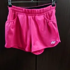 YONEXピンク、ブラックバドミントンパンツ 2枚