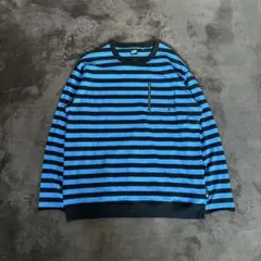 【完売品】UNDERCOVER×GU ロンT ボーダー　ジップポケット　XL