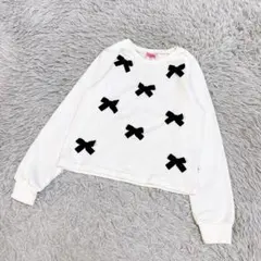 kate spadeケイトスペード　リボンモチーフスウェットプルオーバー　150