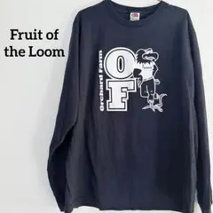 【L】 オーチャードファーム イーグルス 長袖Tシャツ ロンT 黒 ブラック
