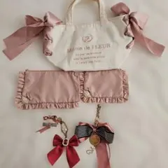 メゾンドフルール マイラクラシック ルイス リボン ピンク 姫系 トートバッグ