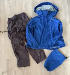 LOGOS 青いレインスーツ(上下セット)