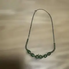 ヴィンテージ翡翠ネックレス