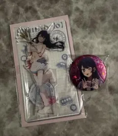 推しの子　星野アイ　アクスタ　缶バッジ