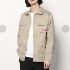 Dickies ベージュ シャツジャケット