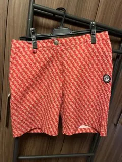 レディース ゴルフ ショートパンツ 赤