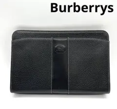 Burberrysバーバリー クラッチ セカンドバッグ レザー ノバチェック
