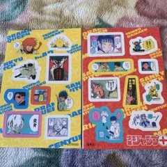 アニメキャラクター ステッカーシート少年ジャンププラス