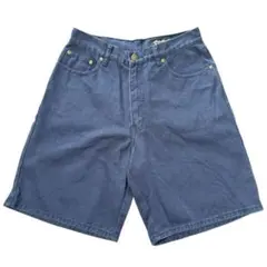 エディーバウアー レディース カラーデニム ショートパンツ ネイビー