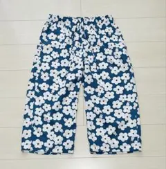 ユニクロ　エアリズム　リラコ　青花柄ミッフィーL