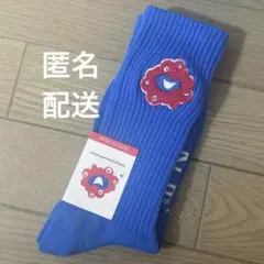 EXPO ミャクミャク 靴下　ソックス23-25cm ブルー　万博　刺繍