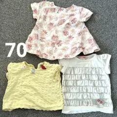 ベビー　Tシャツ3セット　サイズ70