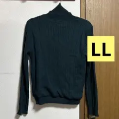 タートルネック　緑　グリーン