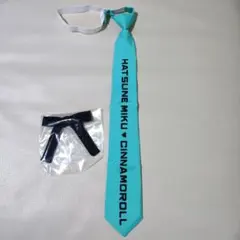 HATSUNE MIKU CINNAMOROLL ネクタイ　&　黒リボン