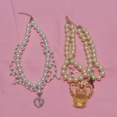 パールチョーカー２点