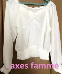 axes femme アクシーズファム　トップス　オフショルダー　美品　セールのサムネイル