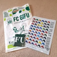 【FC岐阜】キティちゃんコラボクリアファイル スティックバルーン