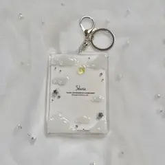 雲　トレカケース　トレカキーホルダー　デコ　ハンドメイド　レジン