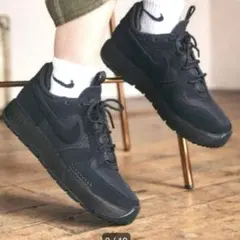 ナイキ ブラック 黒 エアフォース AirForce1 スニーカー 23.5