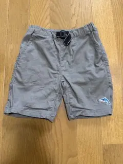 グレー刺繍ロゴパンツとストライプパンツセット