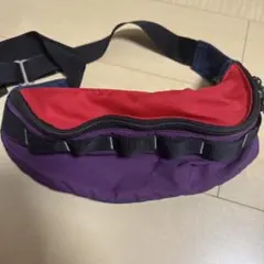 Porter ウエストポーチ　マルチカラー　赤　青　紫