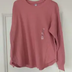 UNIQLO　ワッフルクルーネックT